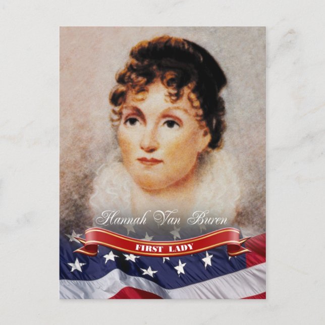 Postal Hannah Van Buren, Primera Dama de los Estados Unid (Anverso)