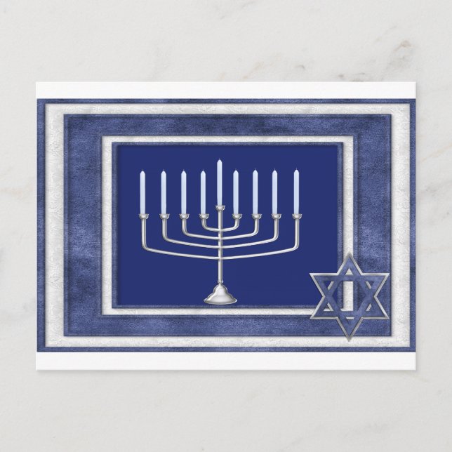 Postal hannakah (Anverso)