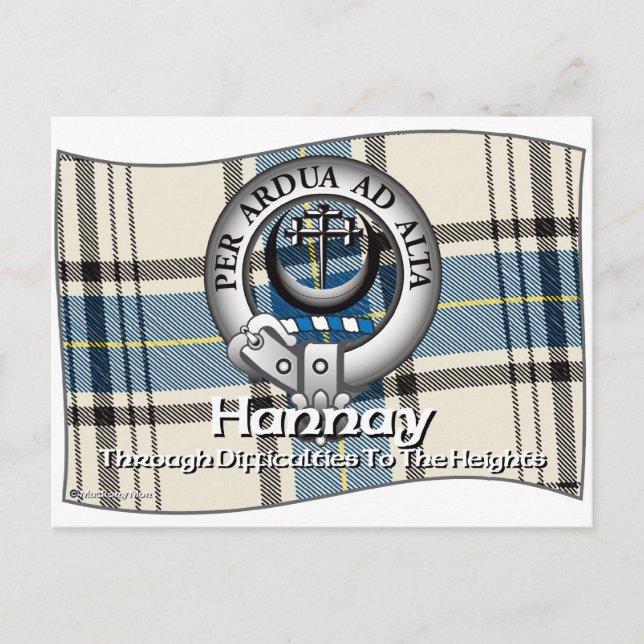 Postal Hannay Clan (Anverso)