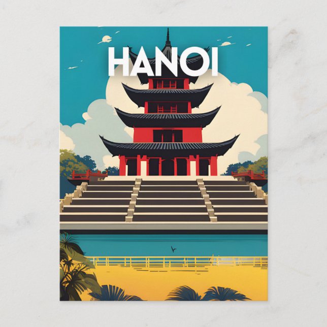 Postal Hanoi Vietnam (Anverso)