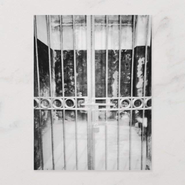 Postal Hanoi Vietnam, detalles de celda de Hanoi Hilton (Anverso)