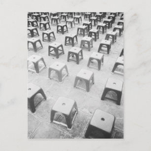 Postal Hanoi Vietnam, herramientas plásticas en el templo