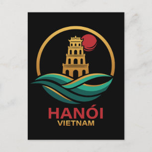Postal Hanoi Vietnam Sudeste Asiático
