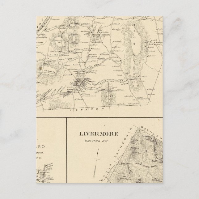 Postal Hanover, Grafton Co (Anverso)