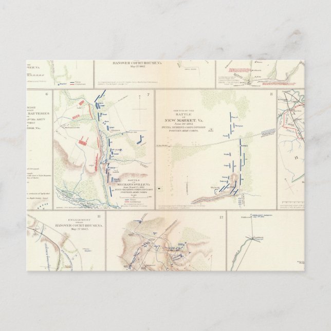 Postal Hanover, Hanover CH, nuevo puente, Mechanicsville (Anverso)