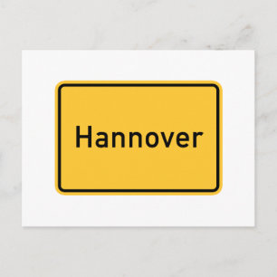 Postal Hanover, Rótulo de Alemania