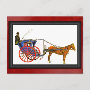 Postal Hansom Cab, Londres