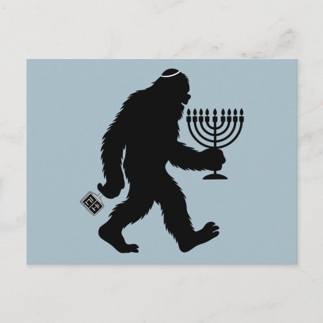 Postal Hanukkah Chanukah Humor divertidísimo (Anverso)