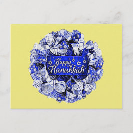 Postal Hanukkah Wreath