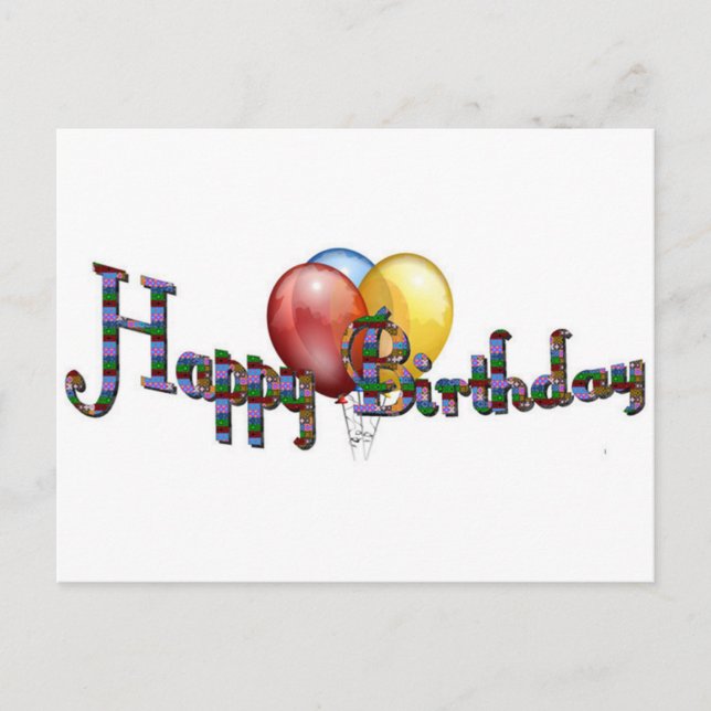 POSTAL HAPPY BIRTHDAY! (Anverso)