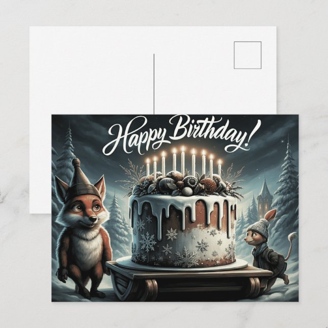 Postal Happy Birthday 2026  Postcards divers (Anverso / Reverso)