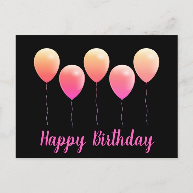 Postal Happy birthday postcards (Anverso)