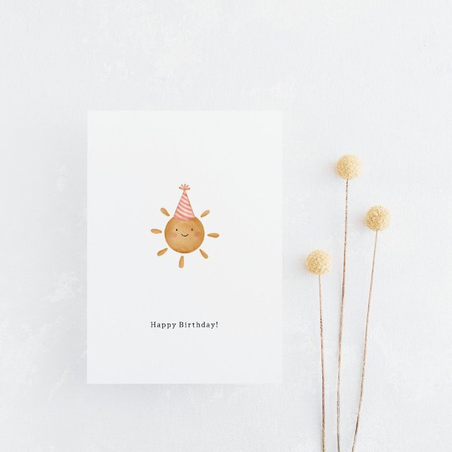 Postal Happy Birthday Sunshine Card (Subido por el creador)