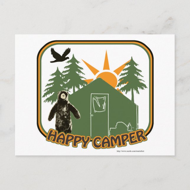 Postal Happy Camper Classic (Anverso)
