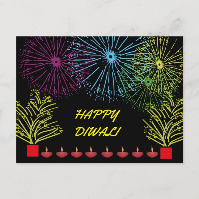 POSTAL HAPPY DIWALI (Anverso)