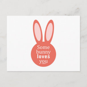Postal Happy Easter Bunny Spring Easter Funny Gift Idea