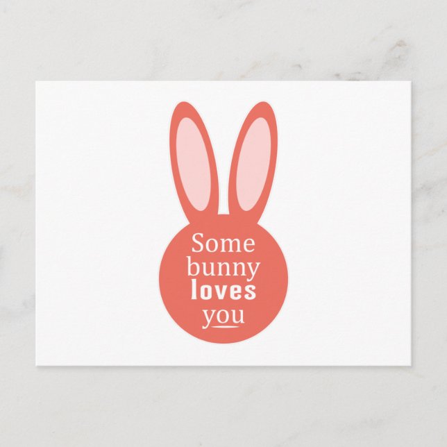 Postal Happy Easter Bunny Spring Easter Funny Gift Idea (Anverso)