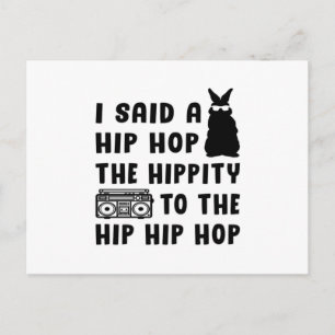 Postal Happy Easter Hip Hop Bunny Easter Funny Gift Idea