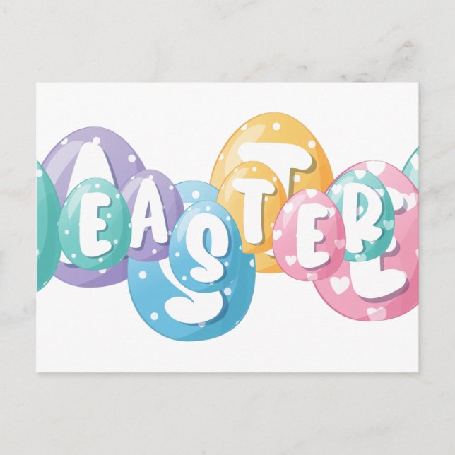 Postal Happy  Easter Postcard (Anverso)