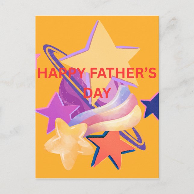 POSTAL HAPPY FATHER'S DAY  (Anverso)