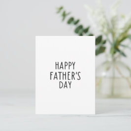 Postal Happy Father's Day Quote Card