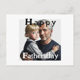 Postal Happy Fathersday. Fijne vaderdag