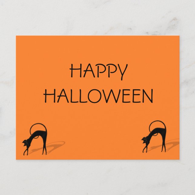 postal "HAPPY HALLOWEEN" (Anverso)