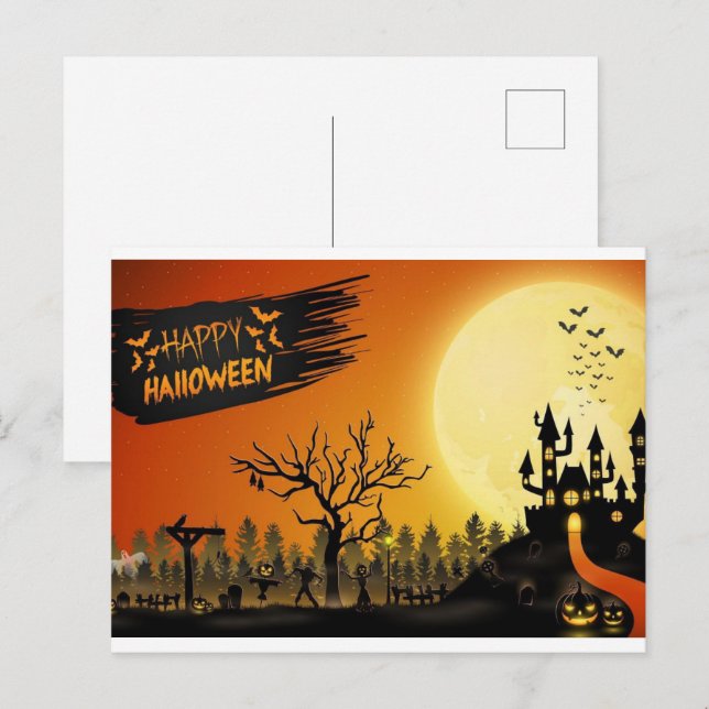 Postal HAPPY HALLOWEEN 22 Postcard (Anverso / Reverso)