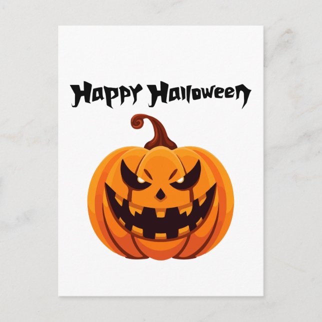 Postal Happy Halloween Carte postale (Anverso)