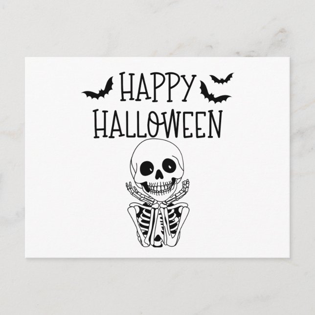 Postal Happy Halloween Carte postale (Anverso)