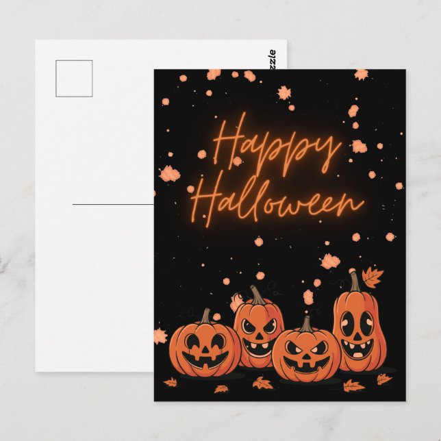 Postal Happy Halloween Postcard (Anverso / Reverso)