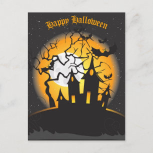 Postal Happy Halloween PostCard