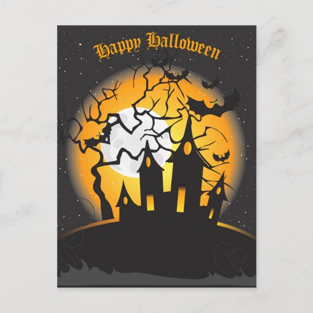 Postal Happy Halloween PostCard (Anverso)