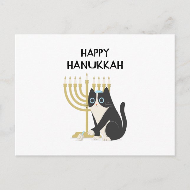 POSTAL HAPPY HANUKKAH (Anverso)