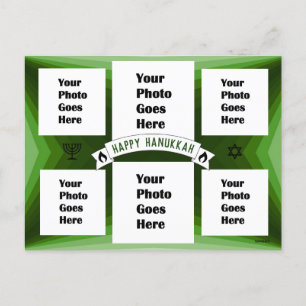 Postal Happy Hanukkah Picture Postcard HAMbWG