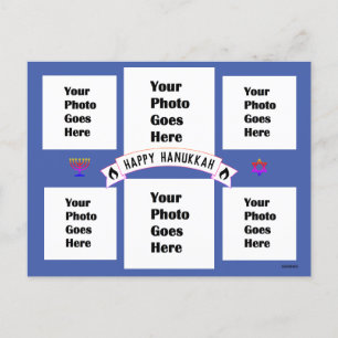 Postal Happy Hanukkah Picture Postcard HAMbWG