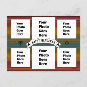 Postal Happy Hanukkah Picture Postcard HAMbWG