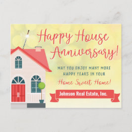 Postal Happy House Anniversary From Realtor