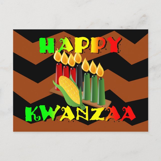 POSTAL HAPPY KWANZAA (Anverso)
