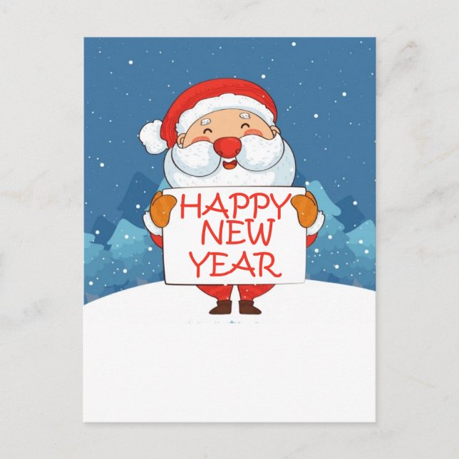 Postal Happy new year (Anverso)