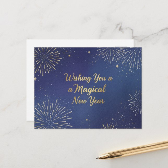 POSTAL HAPPY NEW YEAR 2026  (Anverso/Reverso In Situ)