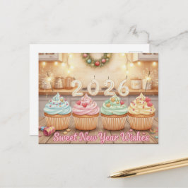 Postal HAPPY NEW YEAR 2026 Postcard