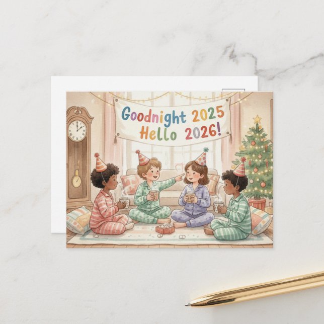 Postal HAPPY NEW YEAR 2026 Postcard (Anverso/Reverso In Situ)