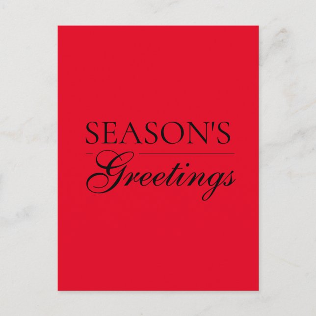 Postal Happy New Year Merry Christmas Holiday Season (Anverso)