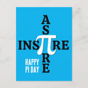Postal HAPPY PI DAY Aspire Inspire