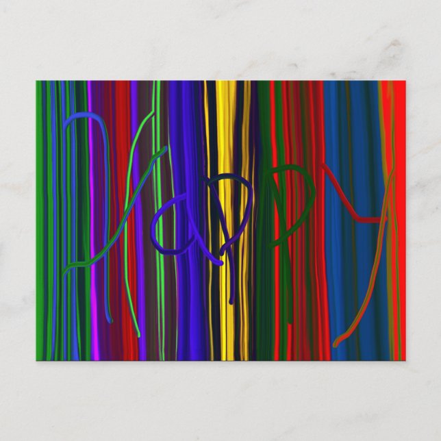 Postal Happy ~ Postcard (Anverso)