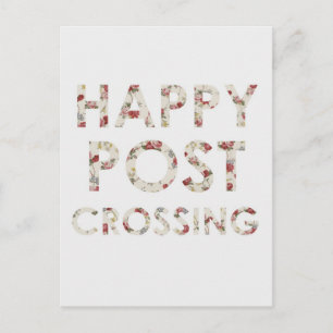 Postal "Happy Postcross Rosas"