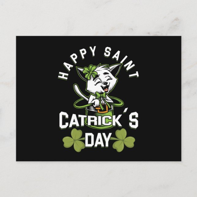 Postal Happy Saint Catrick Irish St Patricks Day Gift (Anverso)