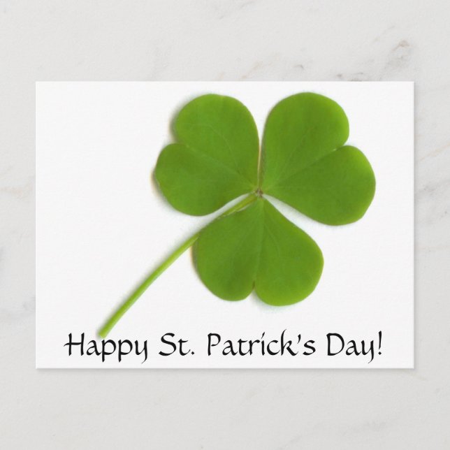 Postal Happy St. Patrick's Day Postcard (Anverso)