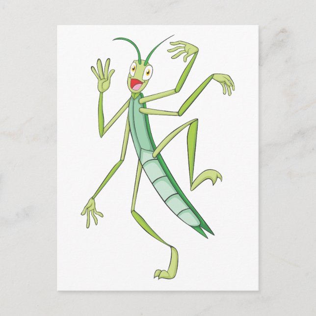 Postal Happy Stick Insect (Anverso)